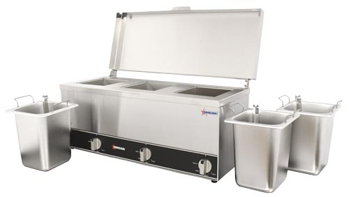 Triple sauce pot warmer item: 44183 - Continental Restaurant Equipment