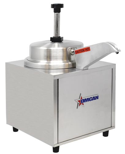 Countertop stainless steel food warmer with 3.5 qt capacity (with spout and pump) item: 44311 - Continental Restaurant Equipment
