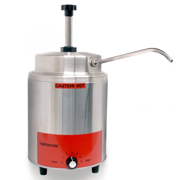 Countertop stainless steel food warmer with 3.5 qt capacity (with pump) item: 44312 - Continental Restaurant Equipment