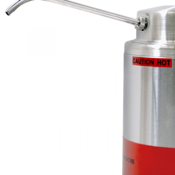 Countertop stainless steel food warmer with 3.5 qt capacity (with pump) item: 44312 - Continental Restaurant Equipment