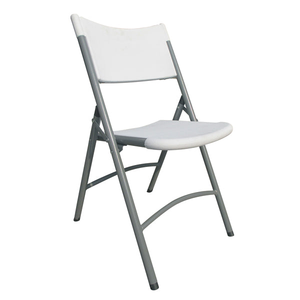Folding chair with grey metal frame item: 44357 - Continental Restaurant Equipment
