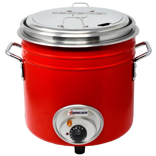11 qt red retro soup warmer/rethermalizer item: 44426