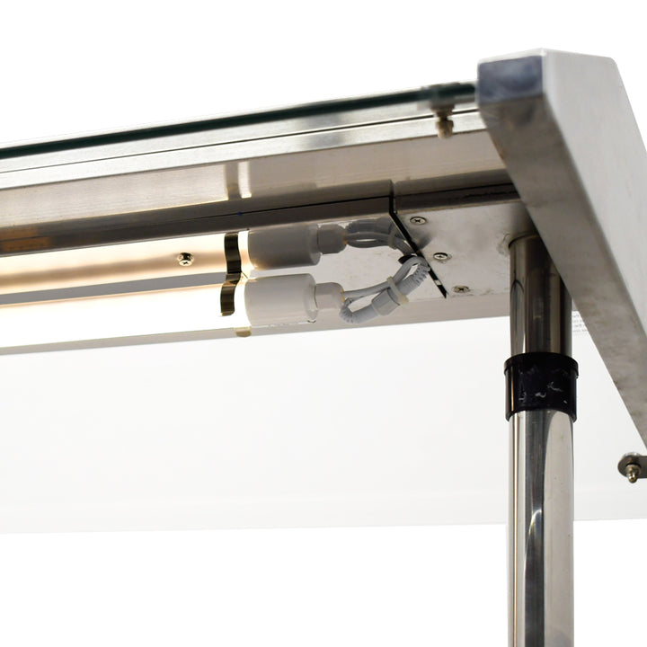 All stainless steel sealed well steam table with 1210 liters 3 x 1/1 gn pan capacity - Continental Restaurant Equipment