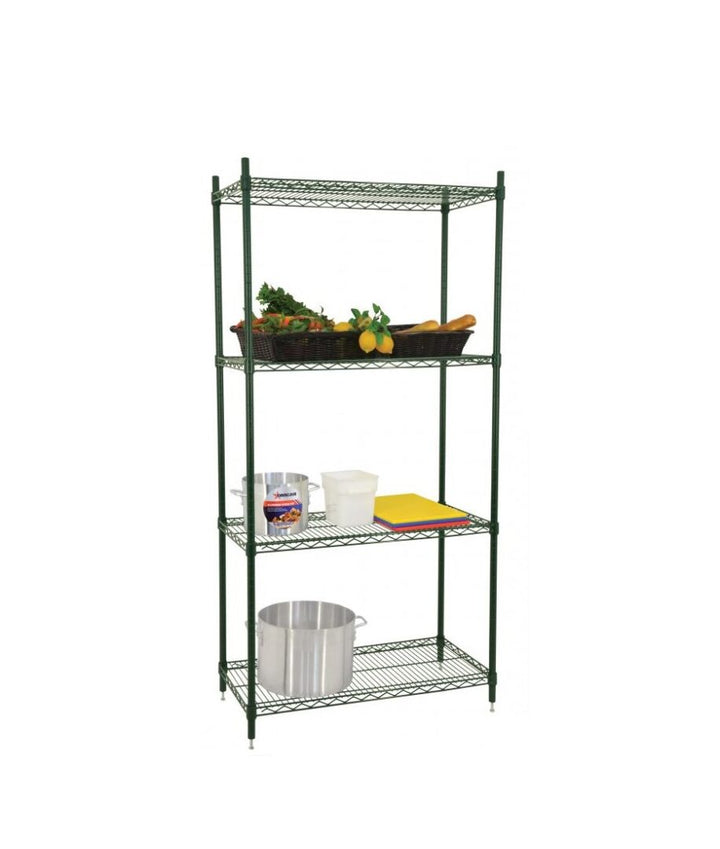 18″ x 36″ x 72″ epoxy shelving kit item: 45170 - Continental Restaurant Equipment