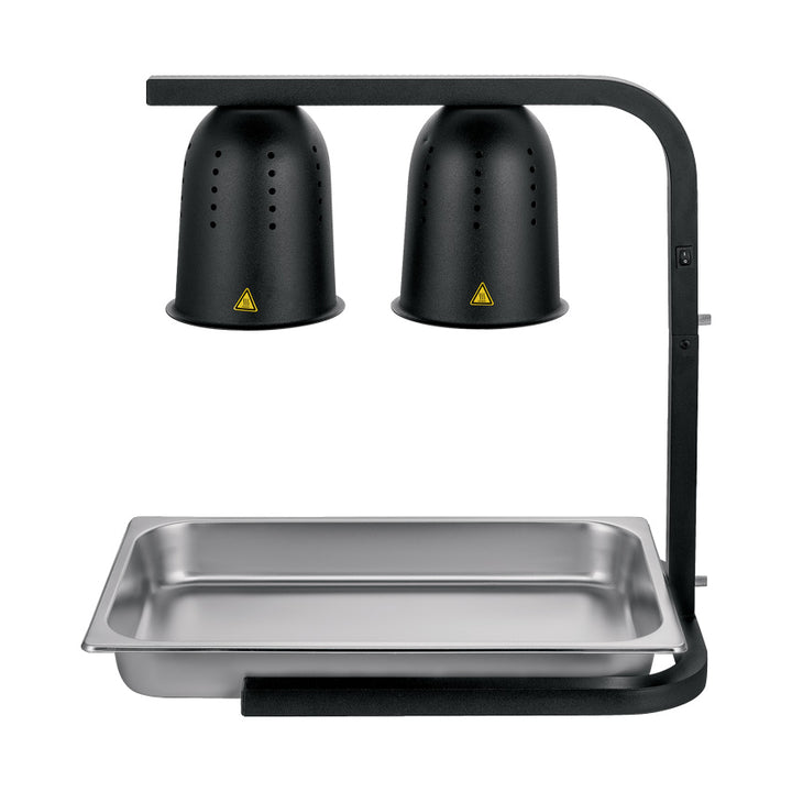 Black food warmer with 250-watt bulbs item: 46572 - Continental Restaurant Equipment