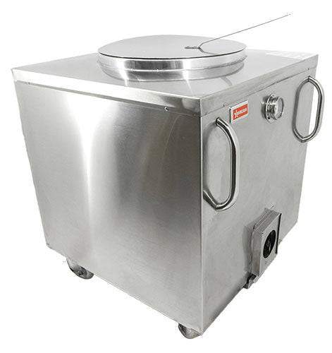 28” x 30” Stainless steel charcoal tandoor clay oven item: 47439