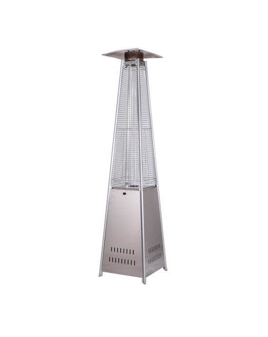 STAINLESS STEEL PYRAMID STYLE PATIO HEATER