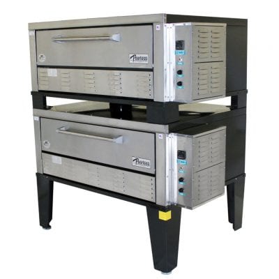 Peerless CE42PESC Electric Pizza Deck Oven,42"W x 32"D deck interiors