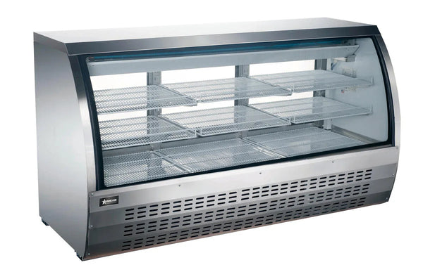 Omcan  RS-CN-0163-S 64″ Floor Refrigerated Showcase with Stainless Steel Exterior
