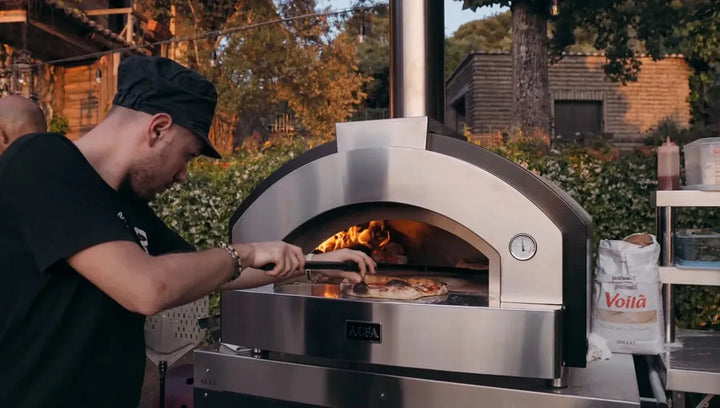 Omcan  PE-IT-0004-G Alfa Quick Series Natural Gas Pizza Oven – 4 Pizza, 102,300 BTU - Continental Restaurant Equipment