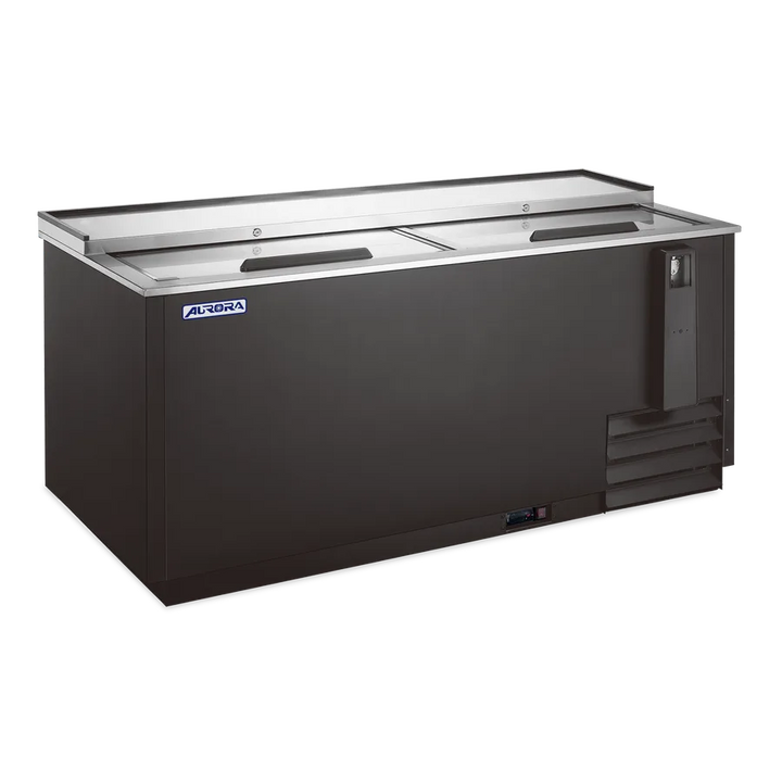 Omcan  BB-CN-0017E-HC Aurora 65″ Reach-In Beer Bottle Cooler, 17.2 cu.ft. (488 Liter) Capacity – 120V, 1/6hp - Continental Restaurant Equipment