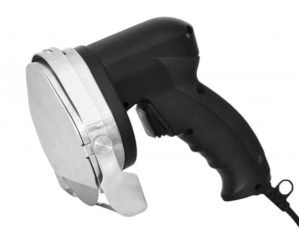 Kebab cutter with round stainless steel and serrated blade item: 40280