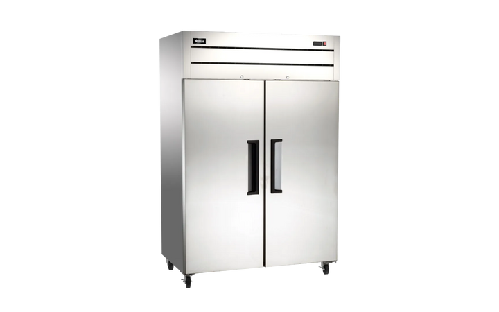 Omcan  FR-CN-0054-TM 54″ Reach-in Freezer, 2 Doors, Stainless Steel, 43.1 cu.ft. (1220 L) Capacity – 115V / 60Hz / 1Ph - Continental Restaurant Equipment