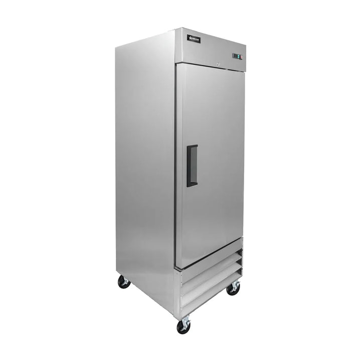 Omcan  FR-CN-0737-HC 29″ Reach-in Freezer, 1 Door, Stainless Steel, 23 cu.ft (650 L) Capacity – 110V, 1/2 HP - Continental Restaurant Equipment