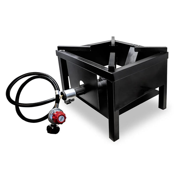 Omcan  CE-CN-0065 15.5” x 15.5” Portable Outdoor Propane Burner – 65,000 BTU