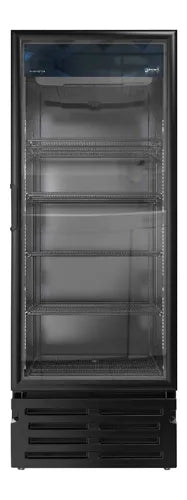 Omcan  G319 HC Imbera 30″ Swing Glass Door Refrigerator with 19.2 cu.ft. Capacity, All Black - Continental Restaurant Equipment