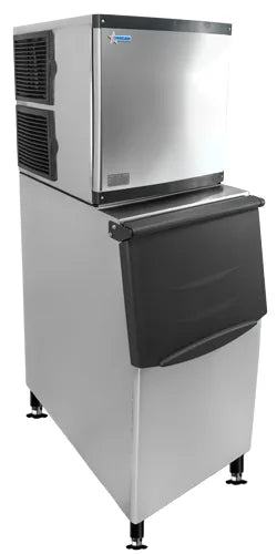 Omcan  IC-CN-0329 22″ Ice Maker Machine with 275 lb. Ice bin – Ice Yield 350 lb./day, Energy Star - Continental Restaurant Equipment