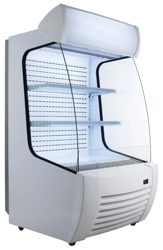 Omcan  RS-CN-0360 34″ Refrigerated Floor Open Display Case 12.7 cu.ft (360 L) - Continental Restaurant Equipment