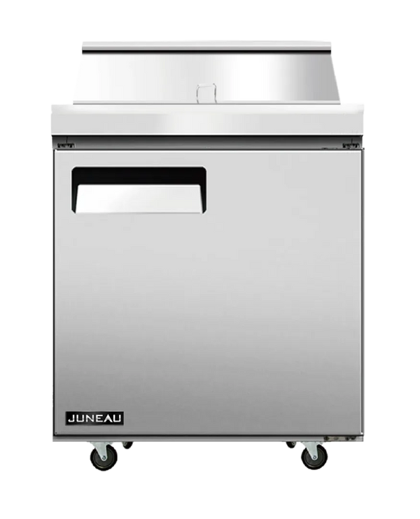 Omcan  PT-TH-0686-HC Juneau 28″ Refrigerated Prep Table, Single Door, 3.4 cu.ft (95 Liters) Capacity – 115V, 510W
