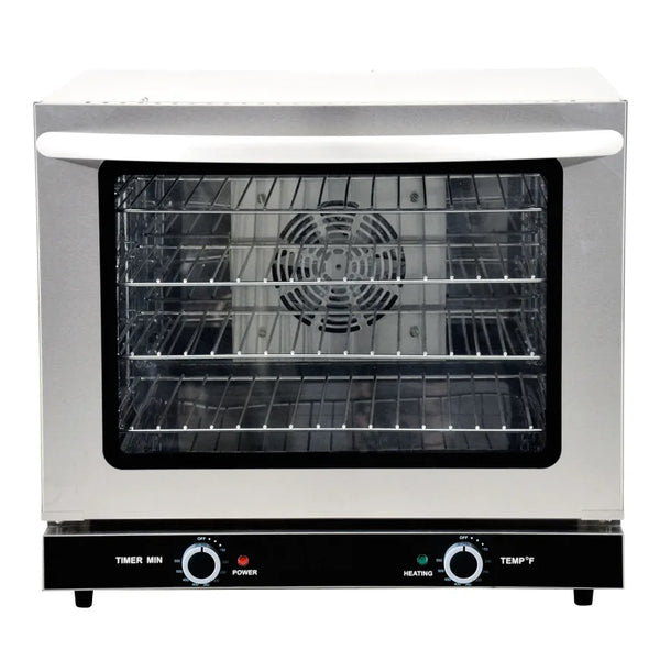 Omcan  CE-CN-0066 Half Size Countertop Convection Oven with Manual Control, 2.33 cu.ft (66 L) – 220 V, 2800 W