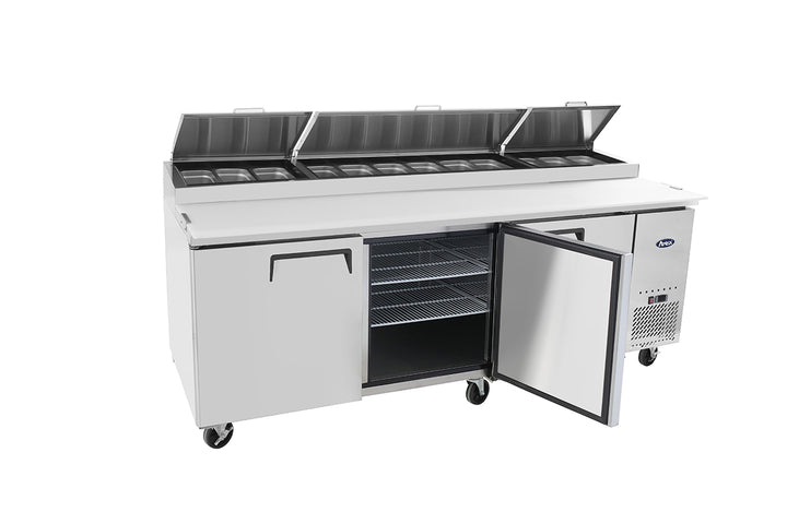 Atosa MPF8203 - 93" Pizza Prep Table - Three Door - Continental Restaurant Equipment