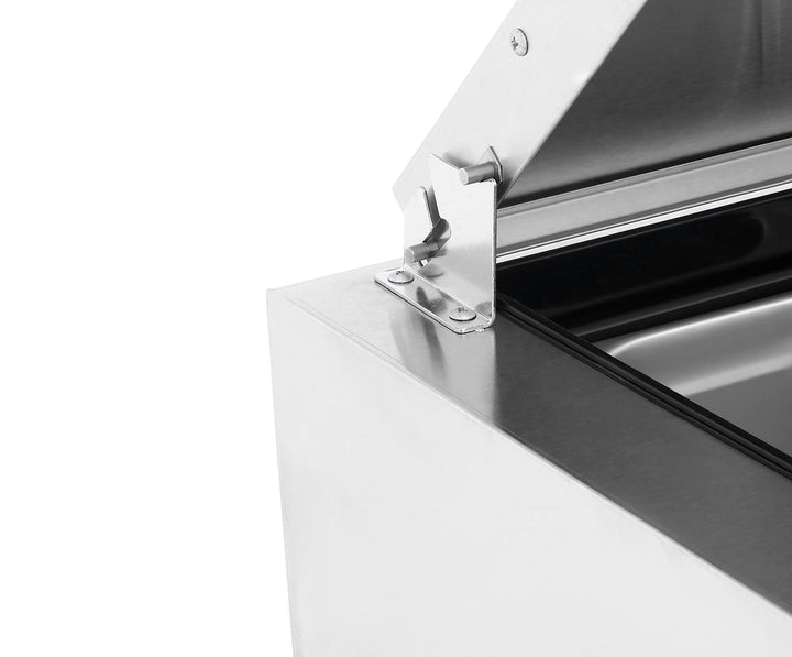 Atosa MPF8203 - 93" Pizza Prep Table - Three Door - Continental Restaurant Equipment