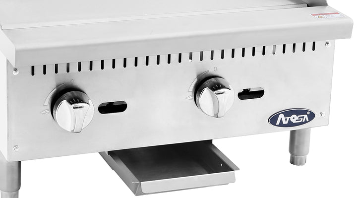 Cookrite ATMG-24 - 24″ Manual Griddle Heavy Duty - Continental Restaurant Equipment