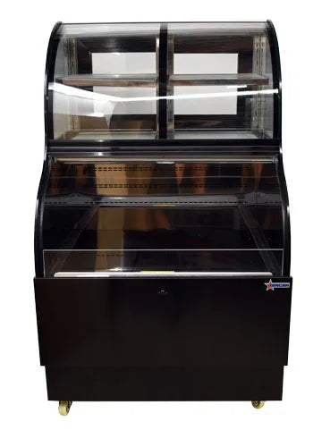 Omcan  RS-CN-0348 36" Dual Service Open Refrigerated Floor Display Case - Continental Restaurant Equipment