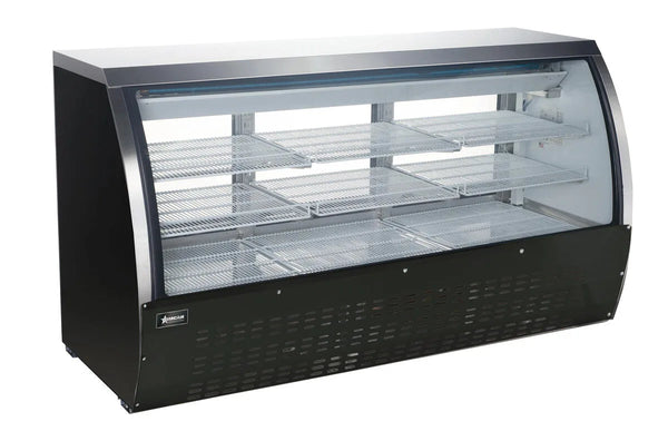 Omcan  RS-CN-0163-B 64″ Floor Refrigerated Showcase with Black Coated Steel Exterior