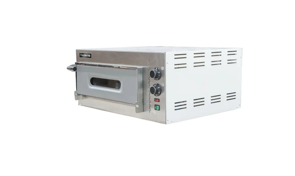 Omcan  PE-IT-0010 Trento Compact Series 30″ Single Chamber Pizza Oven with 19.6″ Chamber- 3.6 kW, 220 V, 1 Ph - Continental Restaurant Equipment