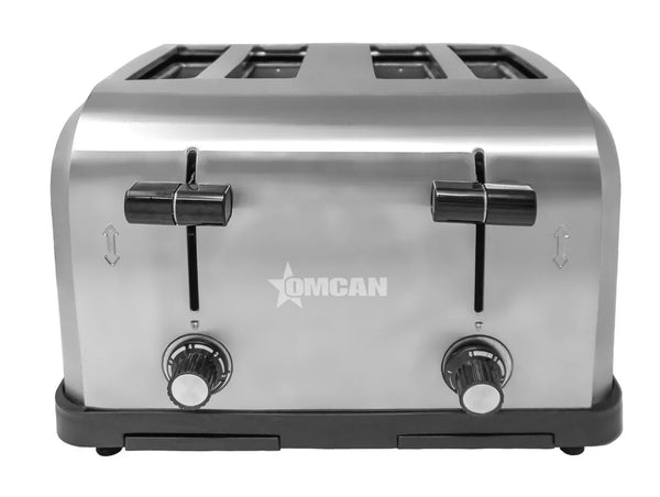 Omcan  CE-CN-0003-A 4-Slice Commercial Pop-up Toaster – Standard duty