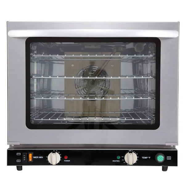 Omcan  CE-CN-0066-G Half Size Countertop Convection Oven with Grill Function and Humidity Control, 2.33 cu.ft (66 L) – 220 V, 2800 W