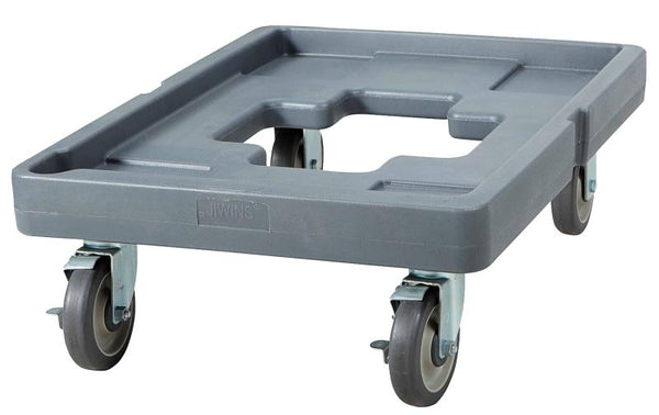 Gray food carrier dolly with cargo strap item: 80189