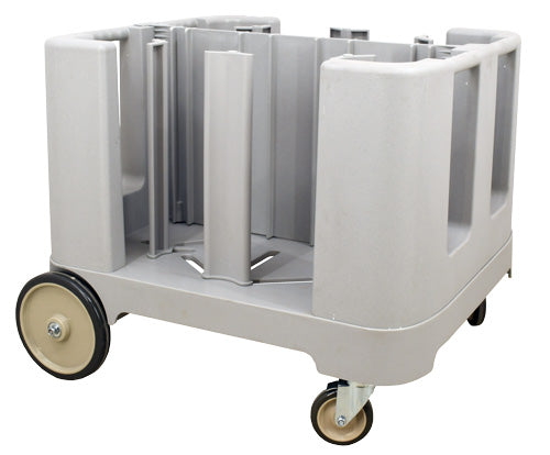 Polypropylene dish caddy with adjustable dividers and vinyl cover – grey item: 80922