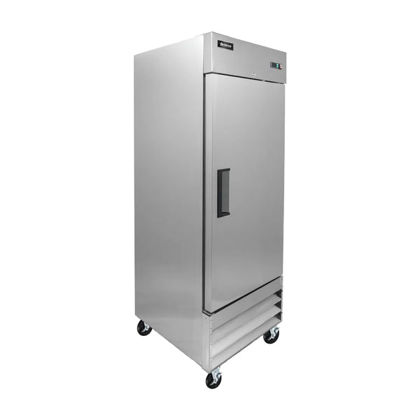 Omcan  RE-CN-0021-HC 29″ Reach-in Refrigerator, 1 Door, Stainless Steel, 20.5 cu.ft (583 L) Capacity – 110V, 1/5 HP