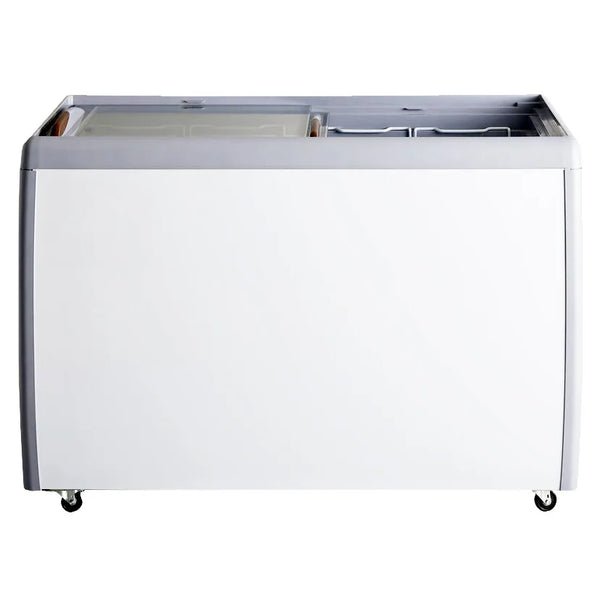 Omcan  FR-CN-0360-R 50" Ice Cream Display Chest Freezer with Flat Glass Top - Continental Restaurant Equipment