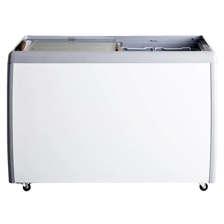 Omcan  FR-CN-0360-R 50" Ice Cream Display Chest Freezer with Flat Glass Top - Continental Restaurant Equipment
