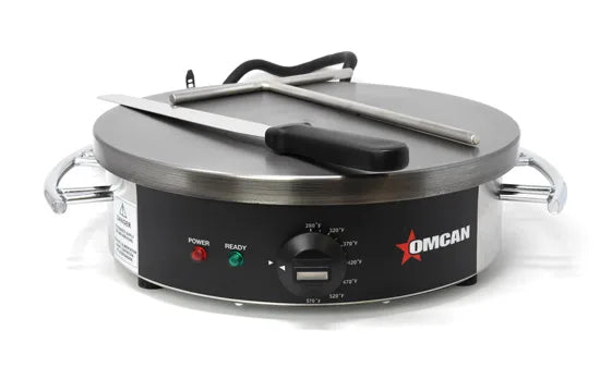 Omcan  CE-CN-0350-U 14″ Round Crepe Maker – 120V, 1800W