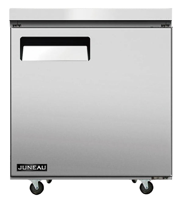 Omcan  FR-TH-0686-HC Juneau 27″ Undercounter Freezer Single Door Stainless Steel, 3.4 cu.ft. / 95 L Capacity, 115 V, 780 W - Continental Restaurant Equipment