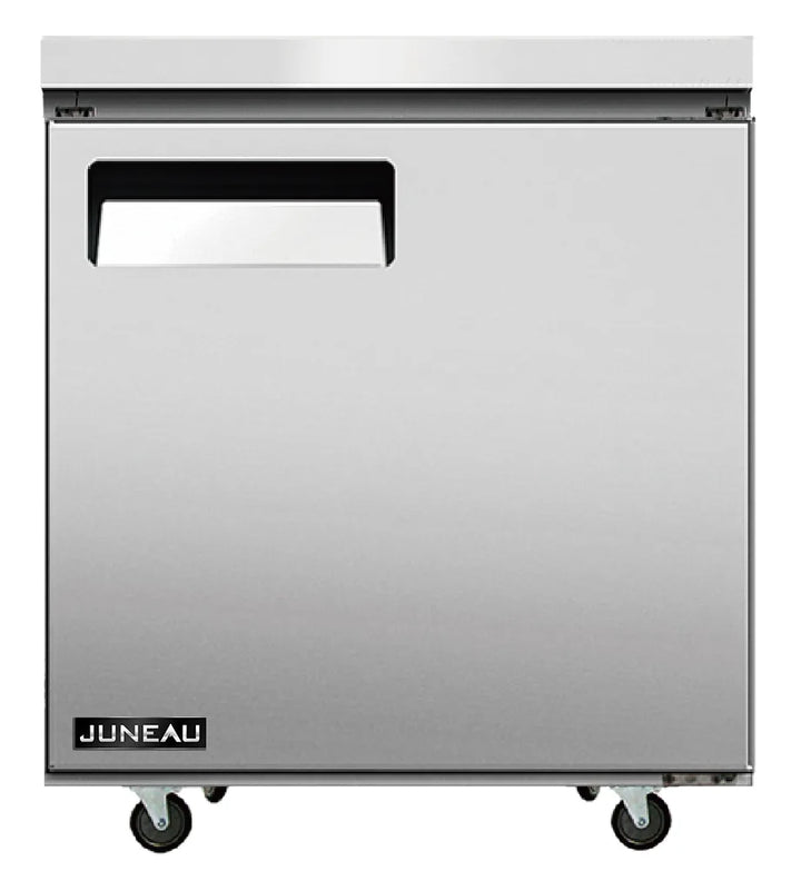 Omcan  FR-TH-0686-HC Juneau 27″ Undercounter Freezer Single Door Stainless Steel, 3.4 cu.ft. / 95 L Capacity, 115 V, 780 W - Continental Restaurant Equipment