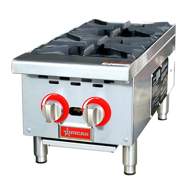 Omcan  CE-CN-HP12-M 12″ Hot Plate with 2 Burners