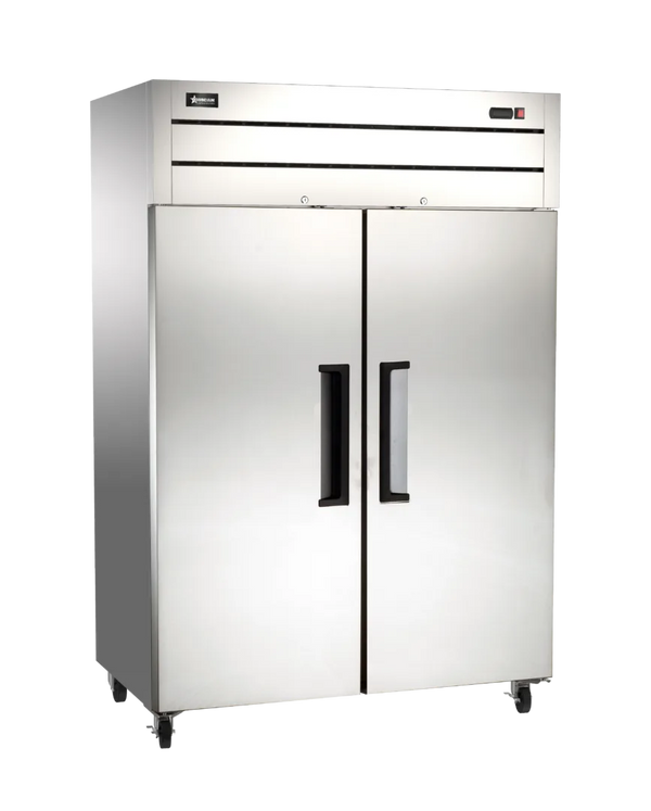 Omcan  RE-CN-0054-TM 54″ Reach-in Refrigerator, 2 Doors, Stainless Steel, 1220 L (43.1 cu. ft.) Capacity – 115V / 60Hz / 1Ph
