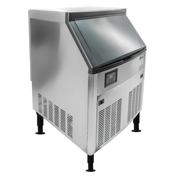Omcan  IC-CN-0219S 26″ Ice Maker Machine with 80 lb. Ice Bin – Ice Yield 210 lb./day, Energy Star