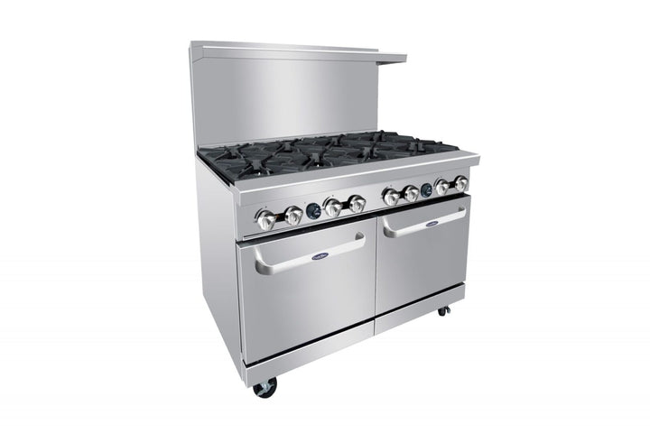 Atosa AGR-8B — 48″ Gas Range with Eight (8) Open Burners - Continental Restaurant Equipment