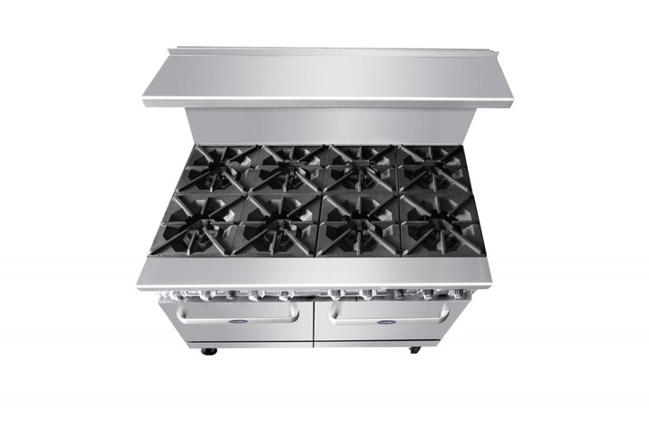 Atosa AGR-8B — 48″ Gas Range with Eight (8) Open Burners - Continental Restaurant Equipment