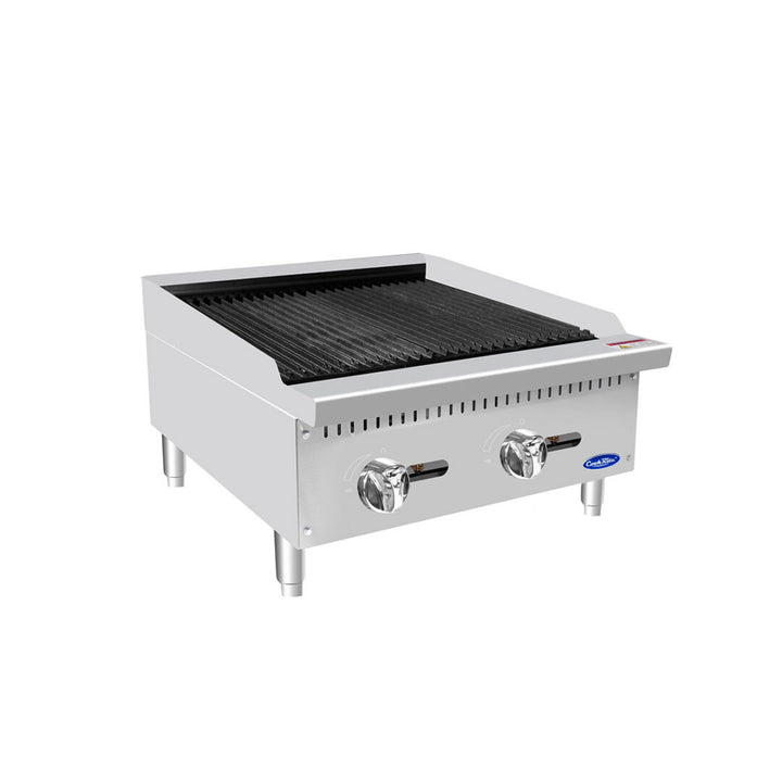 CookRite ATCB-24, 24 Inch Charbroiler, Natural gas, ETL - Continental Restaurant Equipment