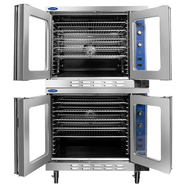 Atosa ATCO-513NB-2 Double Stack Gas Convection Ovens (Standard Depth) - Continental Restaurant Equipment