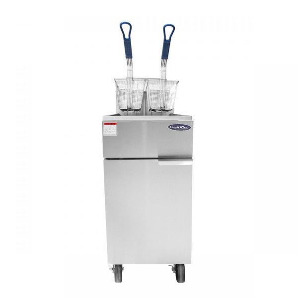 ATFS-35ES 15” Heavy Duty 35lb S/S Deep Fryer Commercial