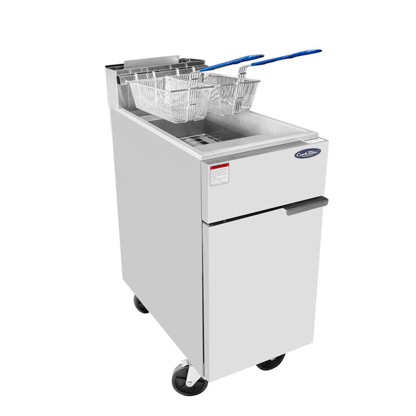 ATFS-50 15” Heavy Duty 50lb S/S Deep Fryer Commercial