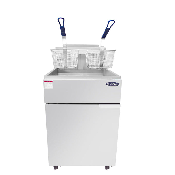 ATFS-75 21” Heavy Duty 75lb S/S Deep Fryer Commercial - Continental Restaurant Equipment